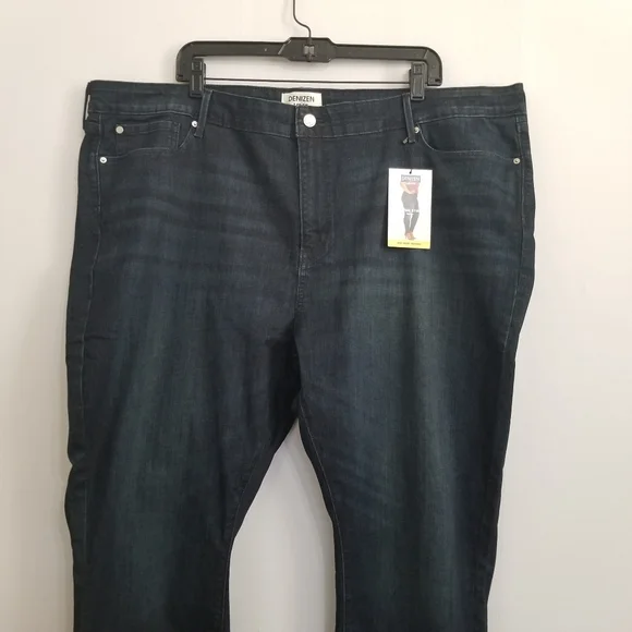 NWT Denizen Levi's Dark Wash Mid Rise Skinny Jeans Size 26 - Picture 2 of 9